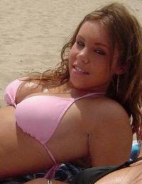 A cutie on open swim suit at the Bakers Image 2