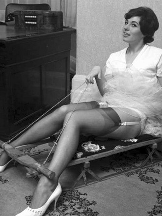 Vintage Stockings Parade