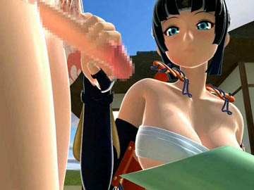 3D hentai asian futanari