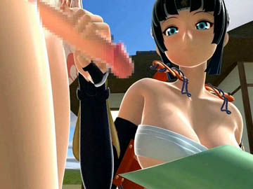 3D hentai asian futanari