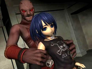 Monster 3D hentai sex