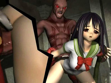 Monster tentacle 3D hentai