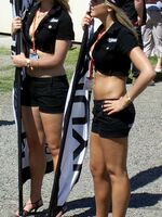 girls in spandex shorts