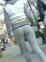 girls in spandex shorts