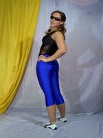 girls in spandex shorts