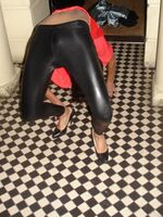 black spandex shorts