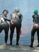 girls in spandex shorts