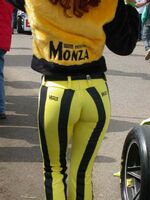 girls in spandex shorts