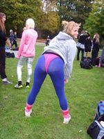 ebony booty in spandex