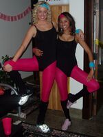 black spandex shorts