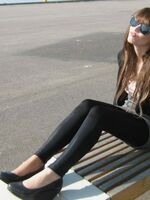 black spandex shorts