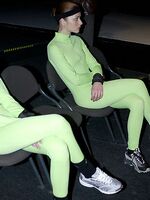 girls in spandex shorts