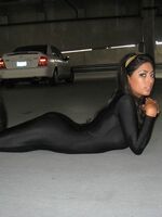 ebony booty in spandex