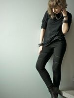 black spandex shorts