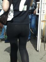 ebony booty in spandex