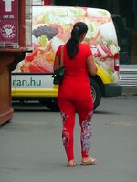 girls in spandex shorts