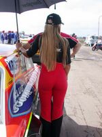 girls in spandex shorts