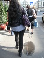 black spandex shorts