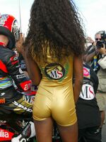 ebony booty in spandex