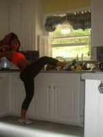 black spandex shorts