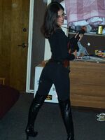 ebony booty in spandex