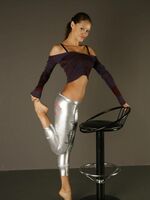 girls in spandex shorts