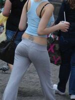 girls in spandex shorts