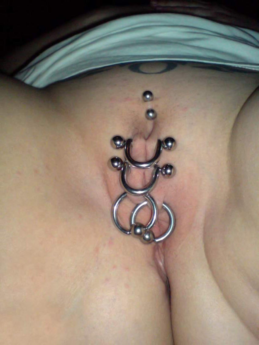 body piercing a pussy shut clear gooey substance in vagina