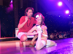 Few people are successful to watch these amazing sextractive chicks after the show - wanna be among them? Image 3