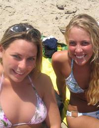 A French girl going topless at the Clifton Image 5