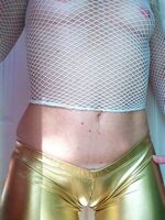 girls in spandex shorts