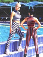 girls in spandex shorts