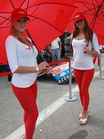 girls in spandex shorts